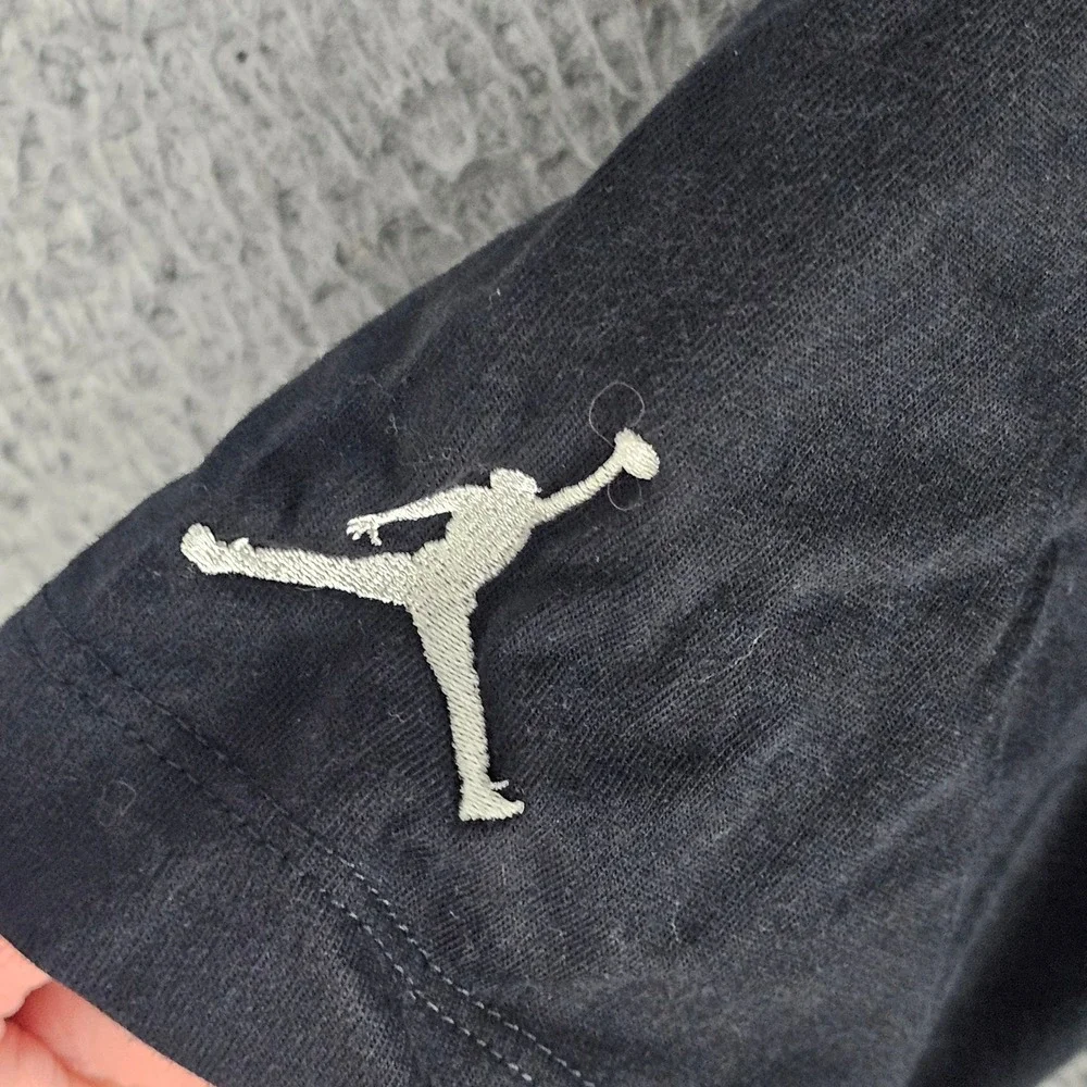 Jordan T-Shirt Mens Large Black DM3182-010 Jumpman Logo Short Sleeve Tee